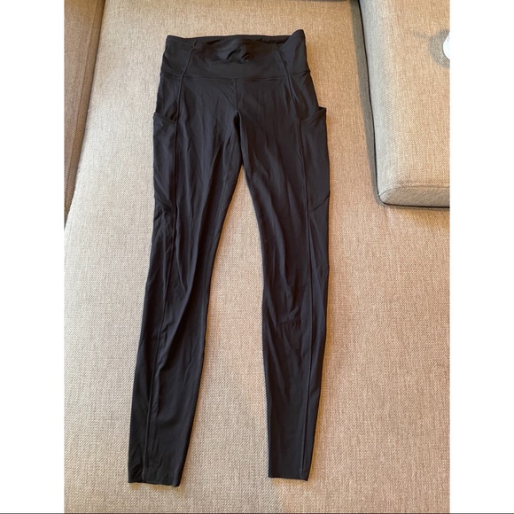 lululemon athletica Pants - Lululemon Black Fast and Free Leggings size 6